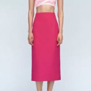 ZARA Fucsia Pencil Skirt SIZE M